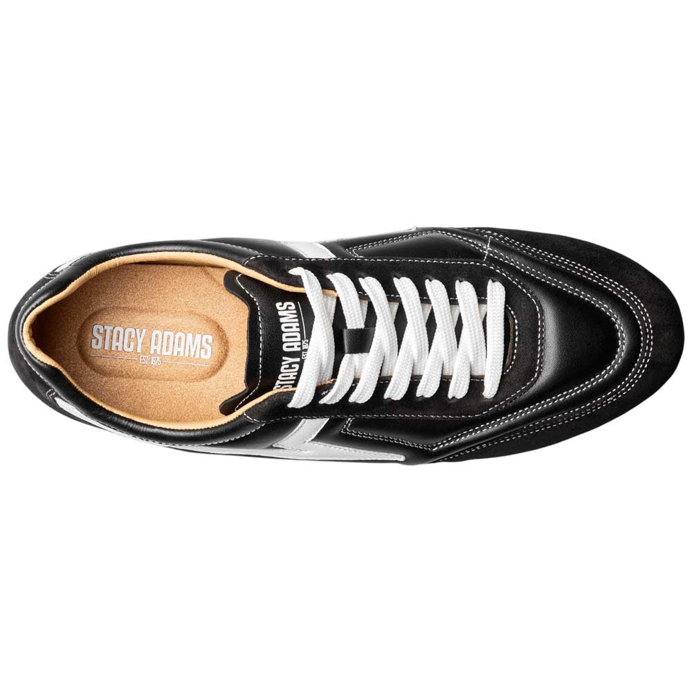 Stacy Adams Action 150 Sporty Lace-Up Sneaker - Black