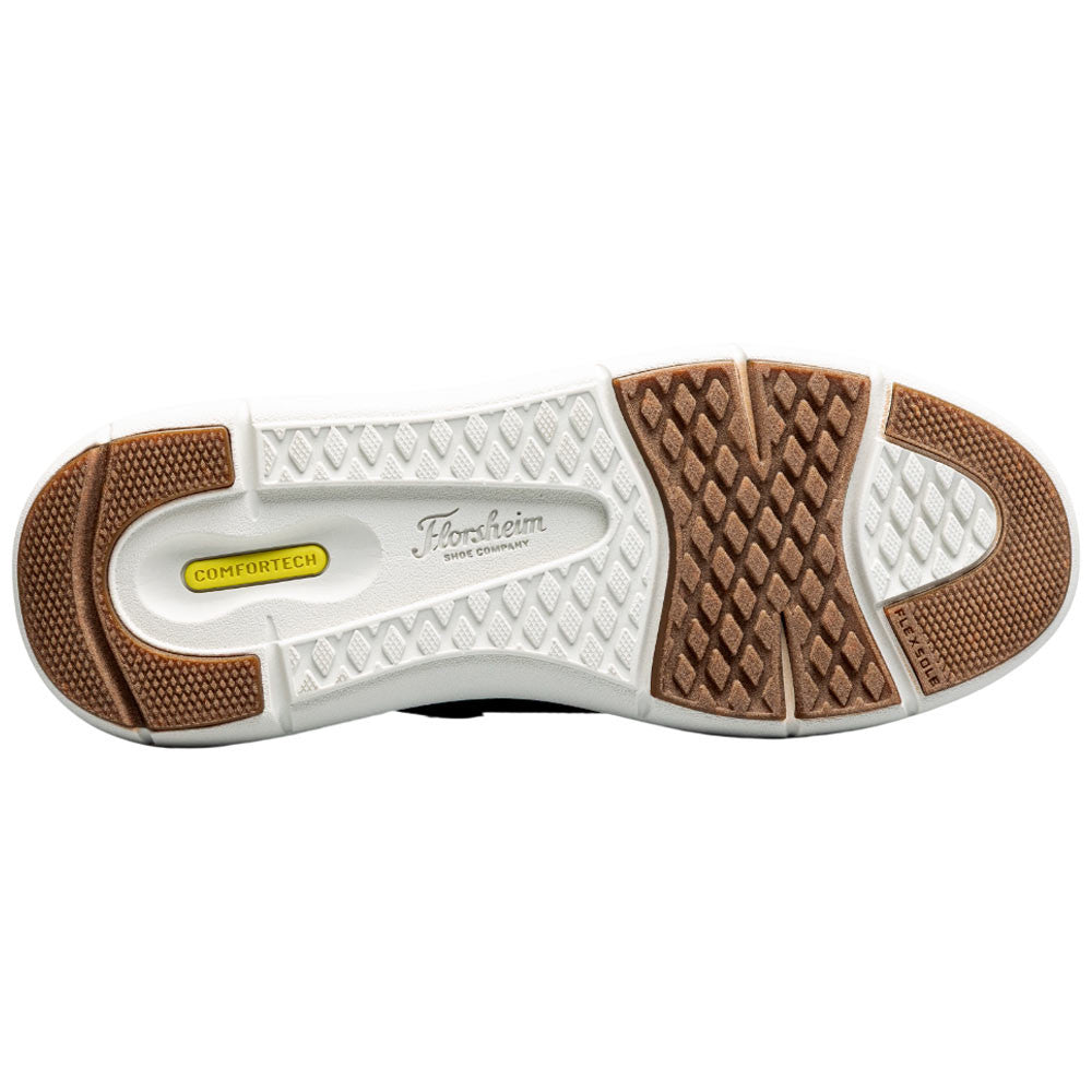 Florsheim Fleet Knit Black Multi Elastic Lace Slip-On Sneakers for Men