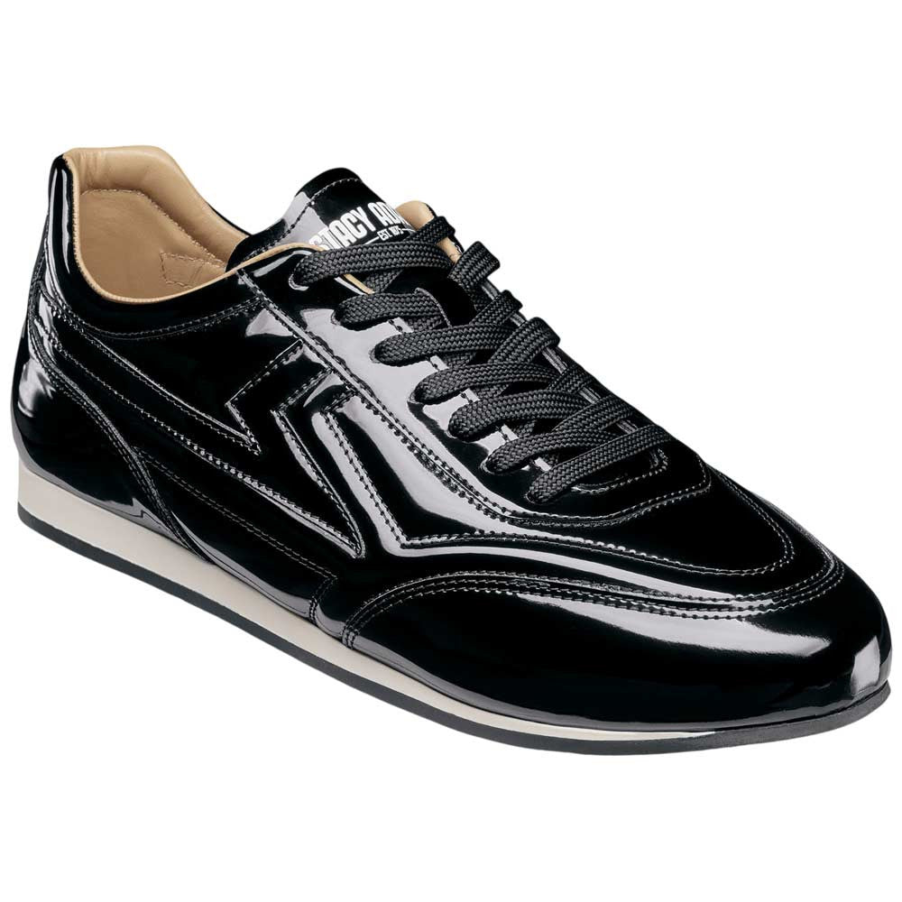Stacy Adams Action 150 Sporty Lace-Up Sneaker - Black Patent