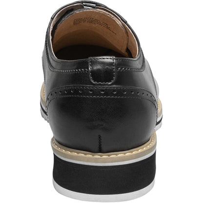 Stacy Adams Barringer Black Smooth Leather Plain Toe Oxford (USA Men Size)