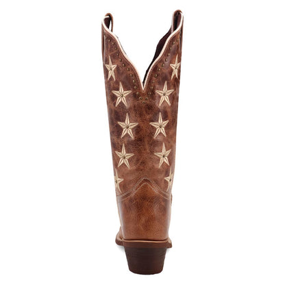 Laredo Serenade Brown Leather Snip Toe Western Cowgirl Boots (USA Women Size)