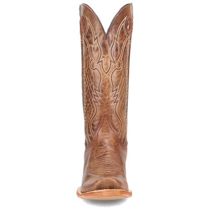 Dan Post Adelaide Camel Leather Cutter Toe Western Cowgirl Boots