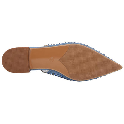 Lady Couture 0.75” Heel Emmy Flats in Blue