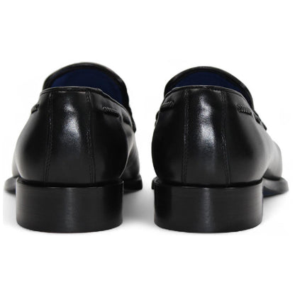 EMILIO FRANCO Tommaso Black Calf-Skin Leather Loafers