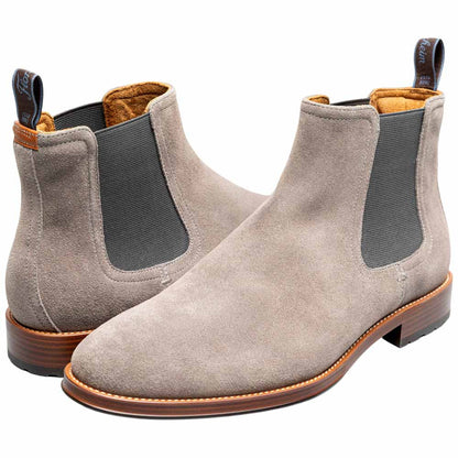 Florsheim Men's Lug Charcoal Suede Leather Chelsea Boot Rucci