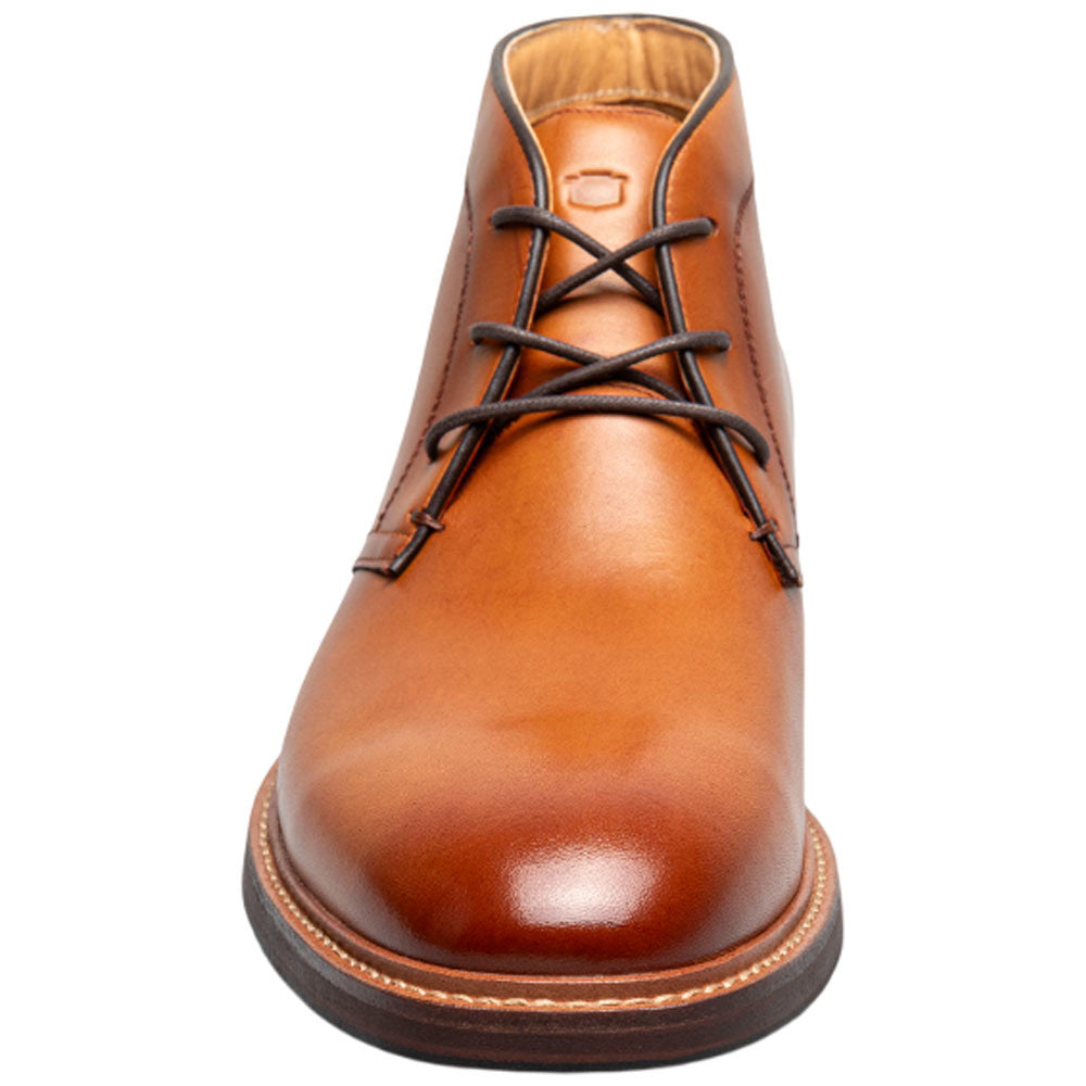 Florsheim Anthem Plain Toe Saddle Tan Leather Chukka Boot for Men