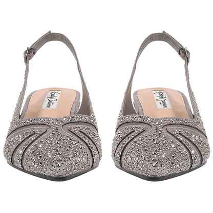 Lady Couture Daniela 2" Wedge Pump in Pewter