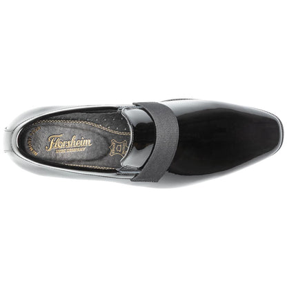 Florsheim Men's Hi Shine Black Patent Leather Strap Loafer