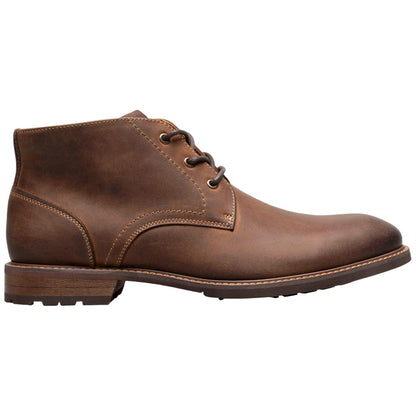 Florsheim Lodge Plain Toe 3-Eye Brown Chukka Boot for Men