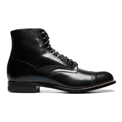 Stacy Adams Classic Madison Black Leather Cap Toe Dress Boot (USA Men Size)