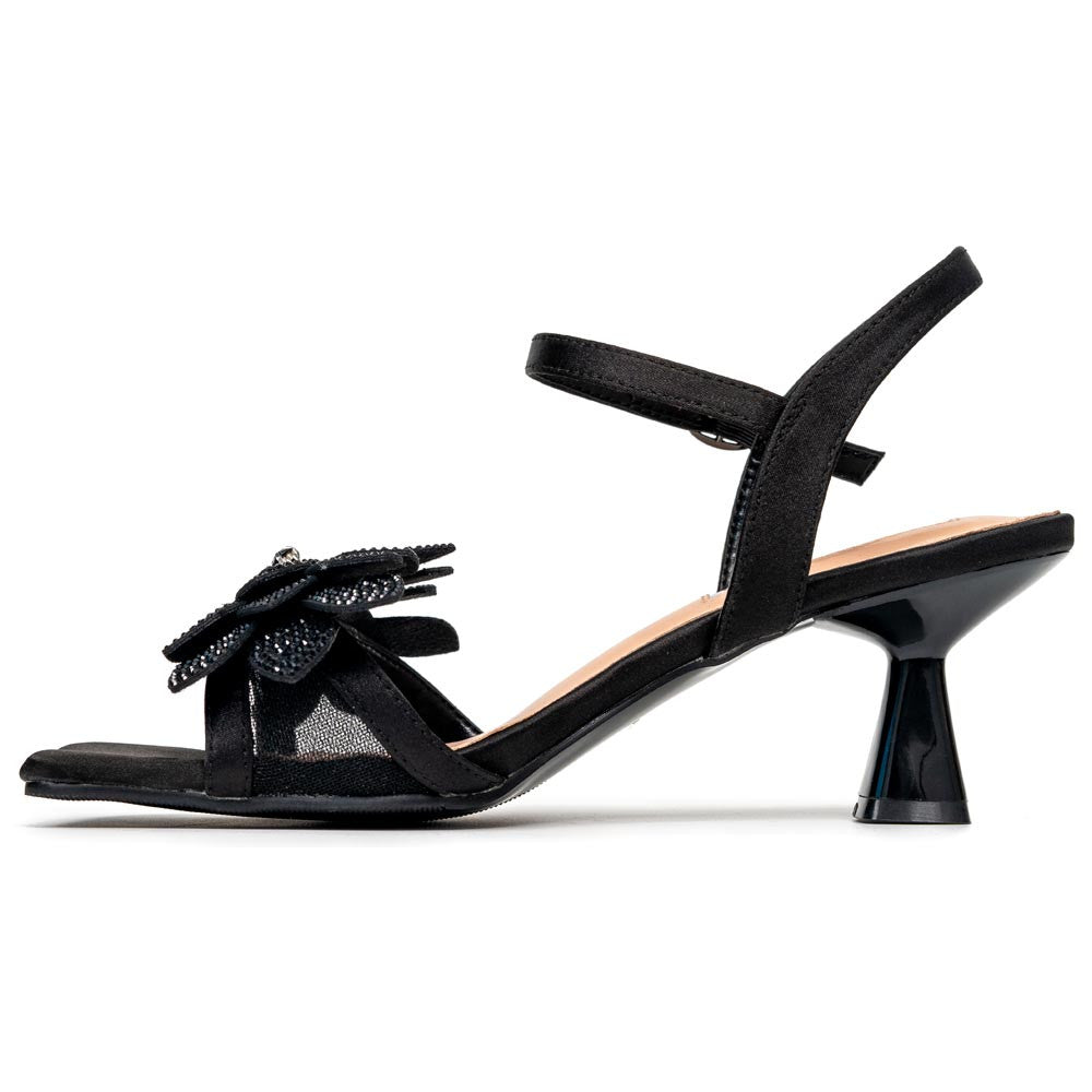 Lady Couture Lori Sandal 2" Heel in Black