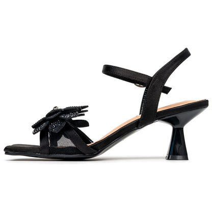 Lady Couture Lori Sandal 2" Heel in Black