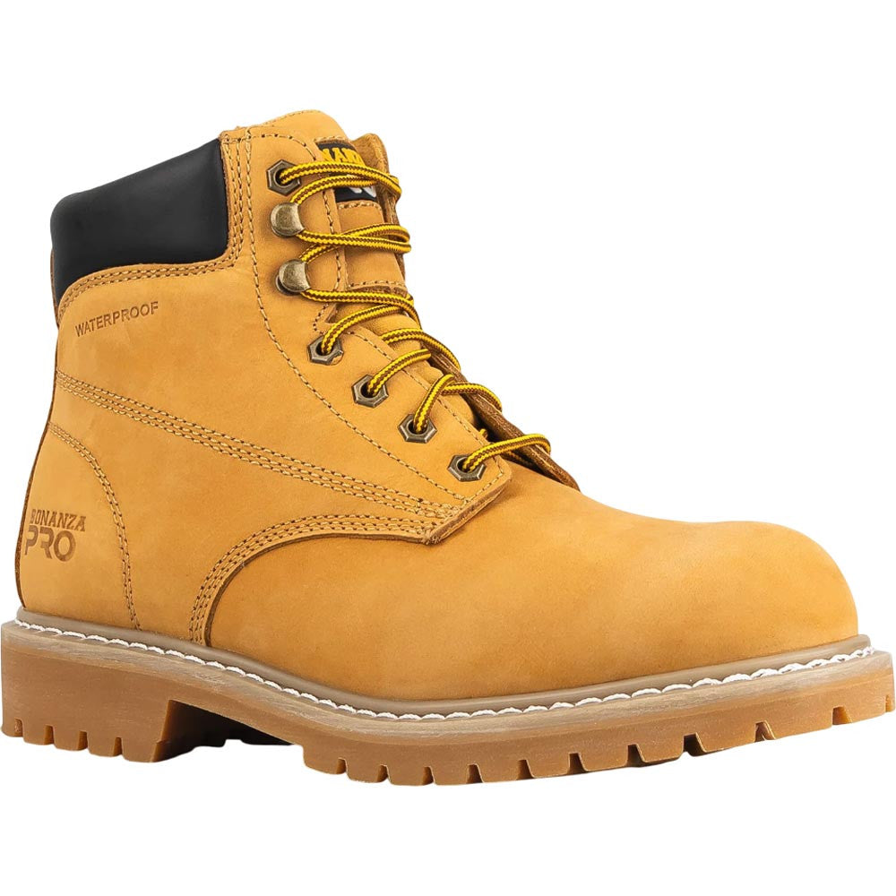 Bonanza Trailhead Pro 6” Tan Plain Toe Work Boots