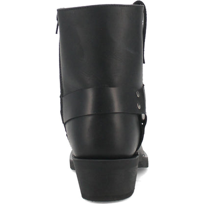 Dingo Dean Black Harness Leather Boots