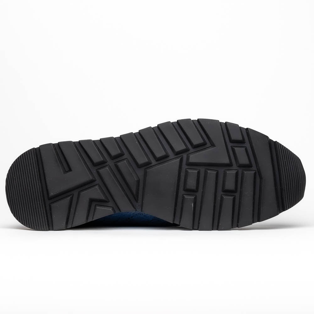 Marco Di Milano Scanno Antique Navy Ostrich Fashion Sneakers