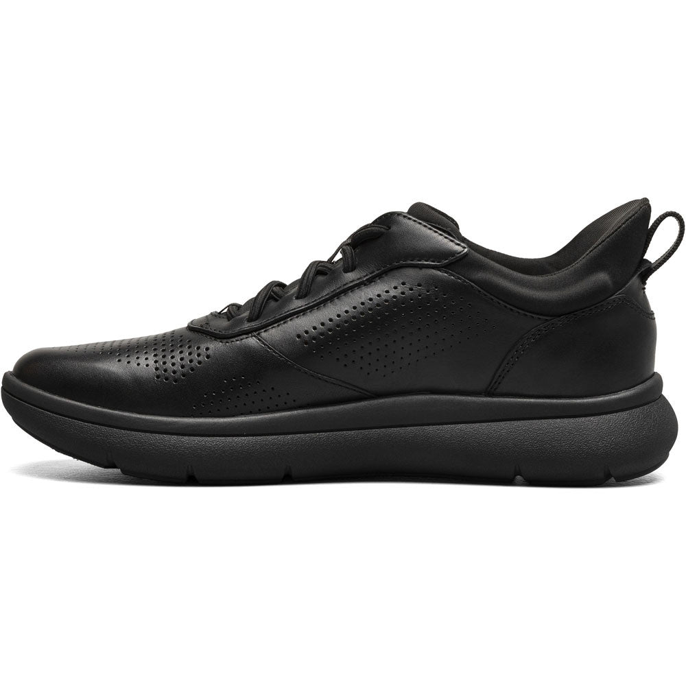 Florsheim Fleet Black Multi Knit Elastic Lace Casual Sneaker
