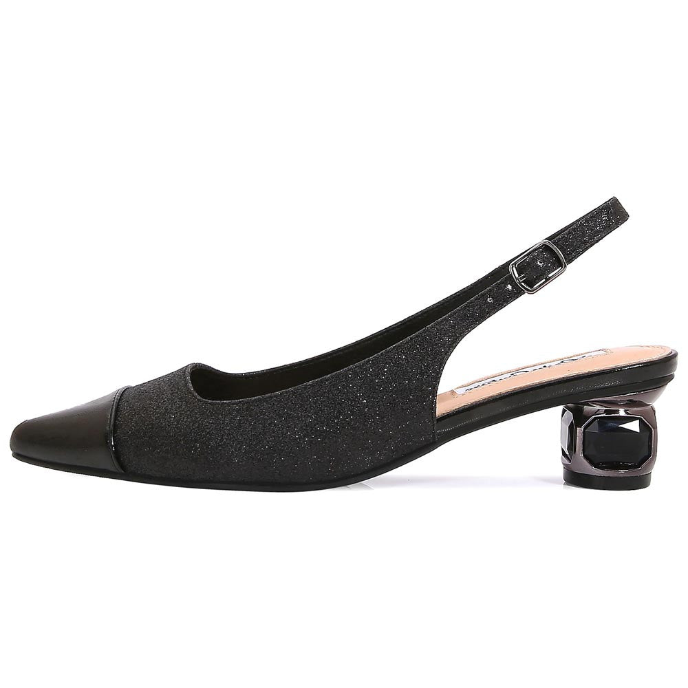 Lady Couture Saphire Pump 1.5” In Black