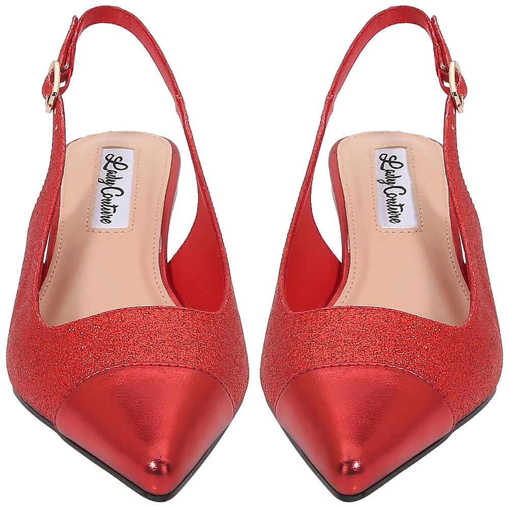 Lady Couture Saphire Pump 1.5” In Red