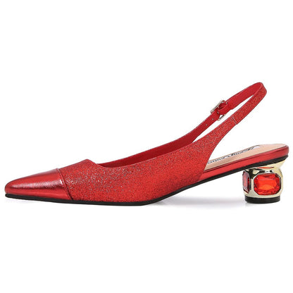Lady Couture Saphire Pump 1.5” In Red