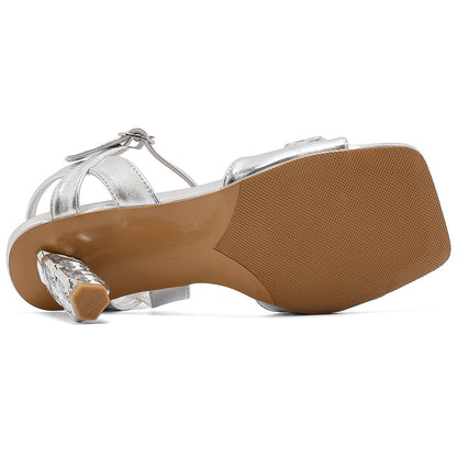 Lady Couture Delight 2.5" Sandal in Silver