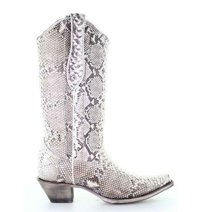 Corral Natural Python Cowgirl Boots