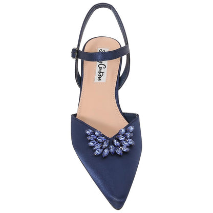 Lady Couture 2" Heel Classy Pump in Navy