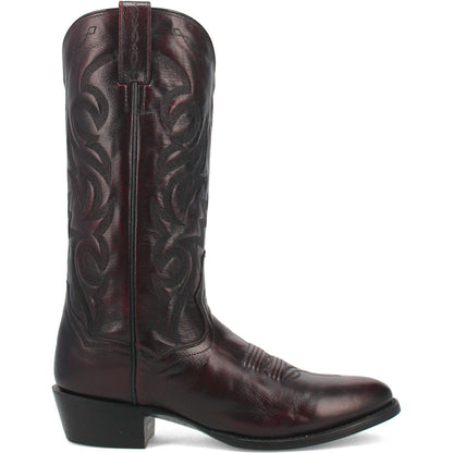 Dan Post Men’s Milwaukee 13” Round Toe Cherry Black Cowboy Boot