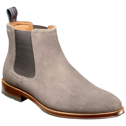 Florsheim Men's Lug Charcoal Suede Leather Chelsea Boot Rucci