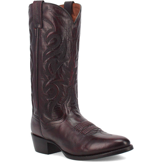 Dan Post Men’s Milwaukee 13” Round Toe Cherry Black Cowboy Boot
