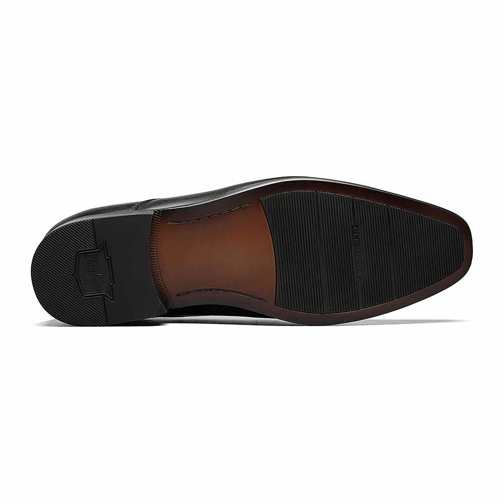 Florsheim Postino Black Smooth Leather Cap Toe Mens Oxford