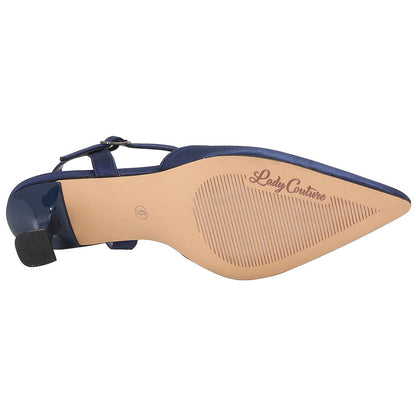Lady Couture 2" Heel Classy Pump in Navy