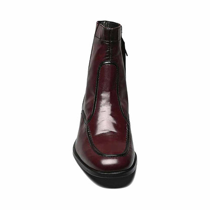 Florsheim Essex Zipper Black Cherry Moc Toe Boots