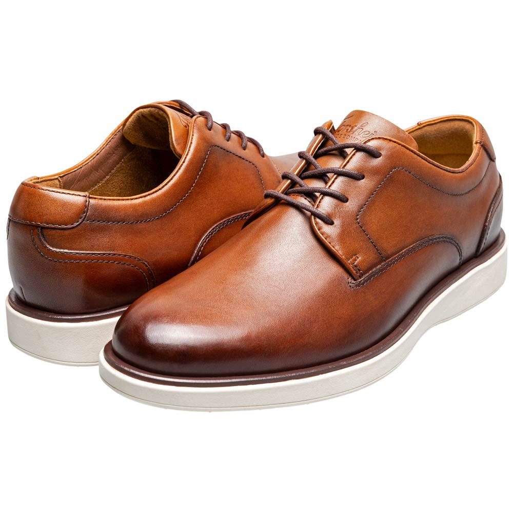 Florsheim Avenue Men's Cognac Smooth Leather Plain Toe Oxford