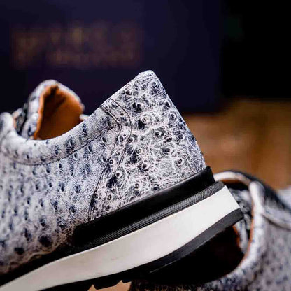 Marco Di Milano Scanno Newspaper Ostrich Sneakers