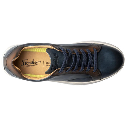 Florsheim Norwalk Navy Multi Monopoli Lace To Toe Casual Sneaker (USA Men Size)