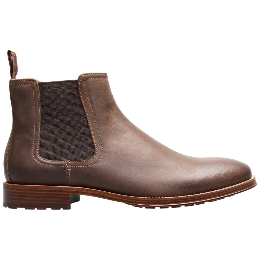 Florsheim Men's Lug Brown Crazy Horse Suede Chelsea Boot Rucci