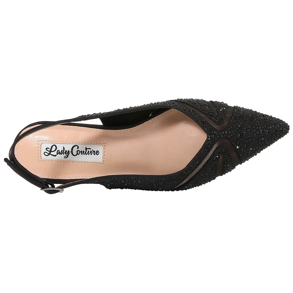 Lady Couture Daniela 2" Wedge Pump in Black