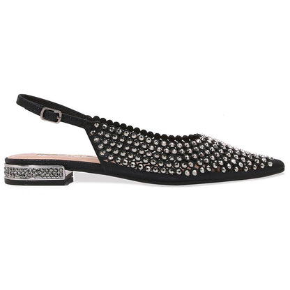 Lady Couture 0.75” Heel Emmy Flats in Black