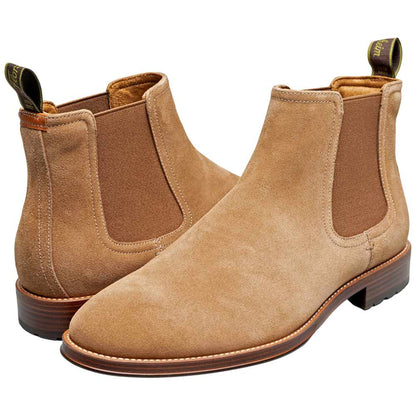 Florsheim Men's Lug Sand Suede Leather Chelsea Boot Rucci