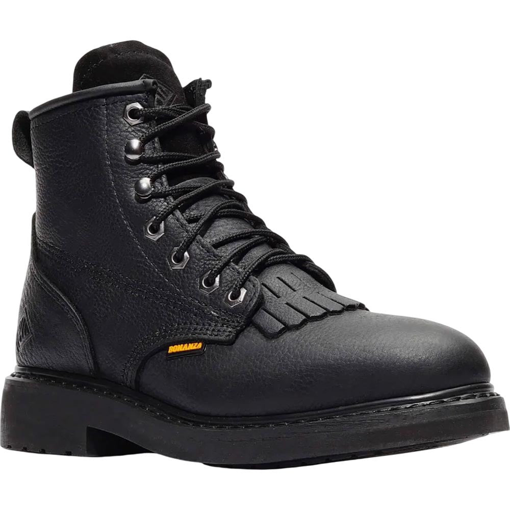 Bonanza Rancher 6” Jet Black Work Boots
