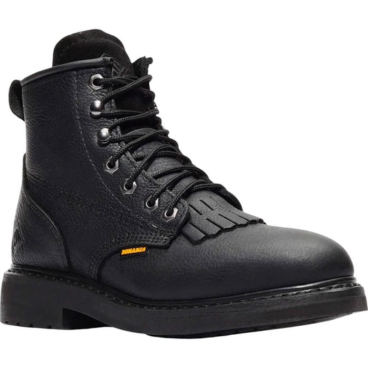 Bonanza Rancher 6” Jet Black Work Boots