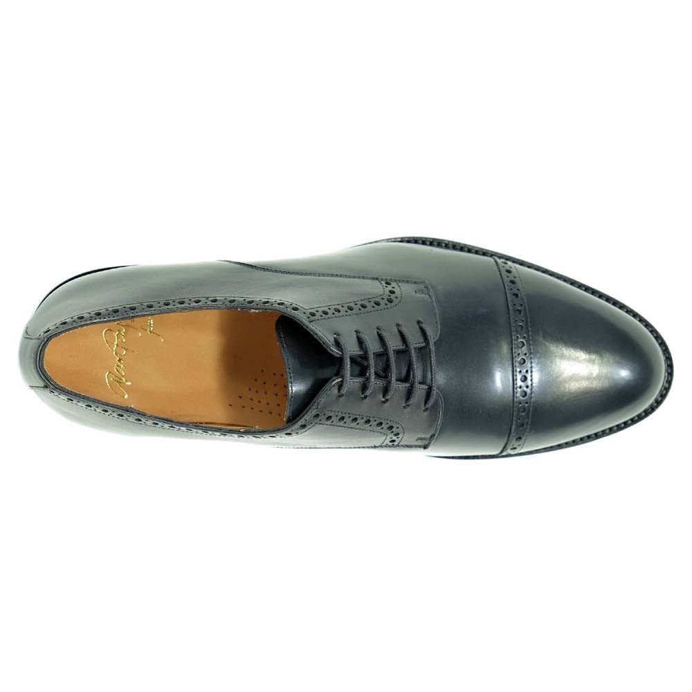Alan Payne Cambridge Black Cap Toe Men’s Derby - shoeclassix.com