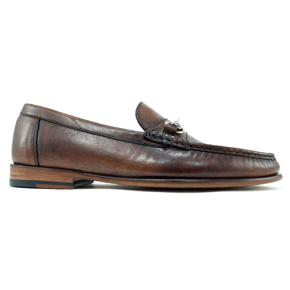 Alan Payne Snaffle Brown Sheepskin Loafer - shoeclassix.com
