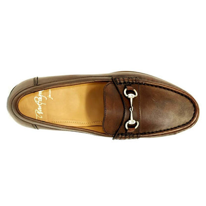 Alan Payne Snaffle Brown Sheepskin Loafer - shoeclassix.com