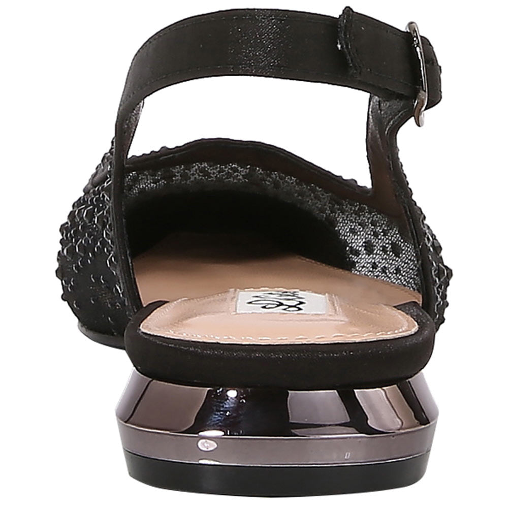 Lady Couture Kara 0.75” Block Heel Flats in Black