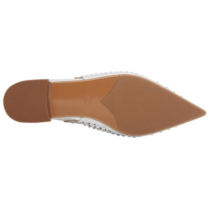 Lady Couture 0.75” Heel Emmy Flats in Silver