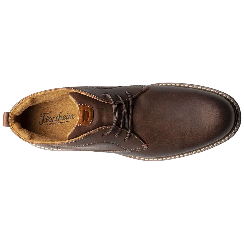 Florsheim Norwalk Chukka Brown CH Plain Toe Boots