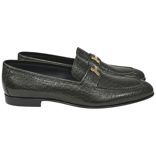 Corrente Men's Vita Calf Skin H-Buckle Loafer - Green