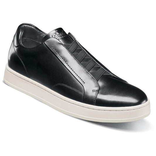 Monopoli Elastic Lace To Toe Sneaker | Florsheim Black Multi Dress Sneakers