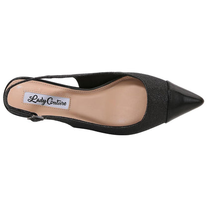Lady Couture Saphire Pump 1.5” In Black